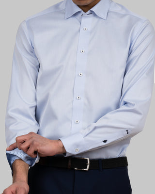 RB122 Twill Sky Blue Non-Iron