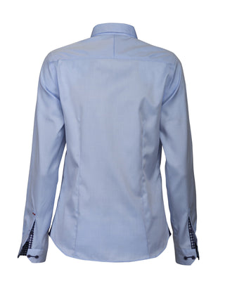 Red bow 20 Woman Sky blue/Navy Non-Iron