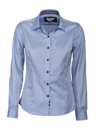 Red bow 20 Woman Sky blue/Navy Non-Iron