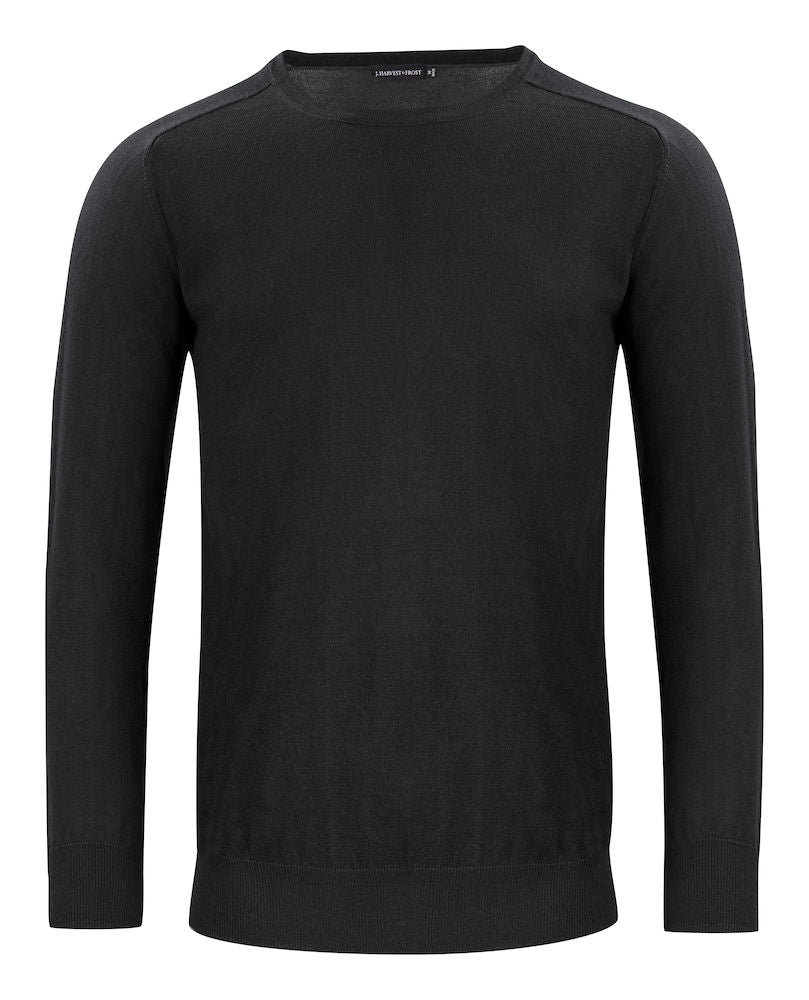 Merino Sweater U-Neck Black
