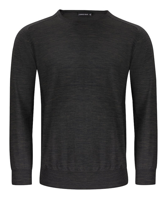 Merino Sweater U-Neck Grey Melange