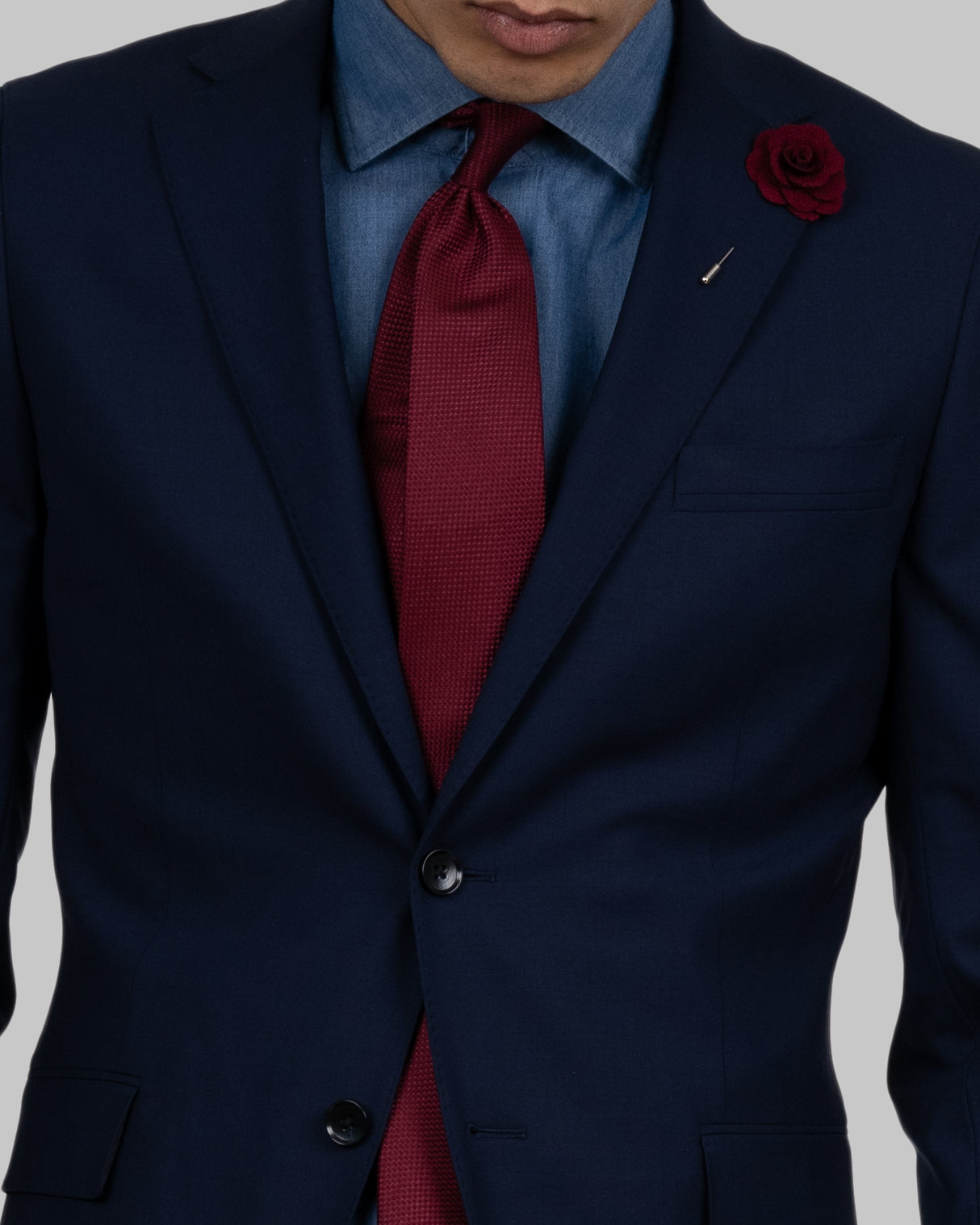 Tie Silk Oxford Wine