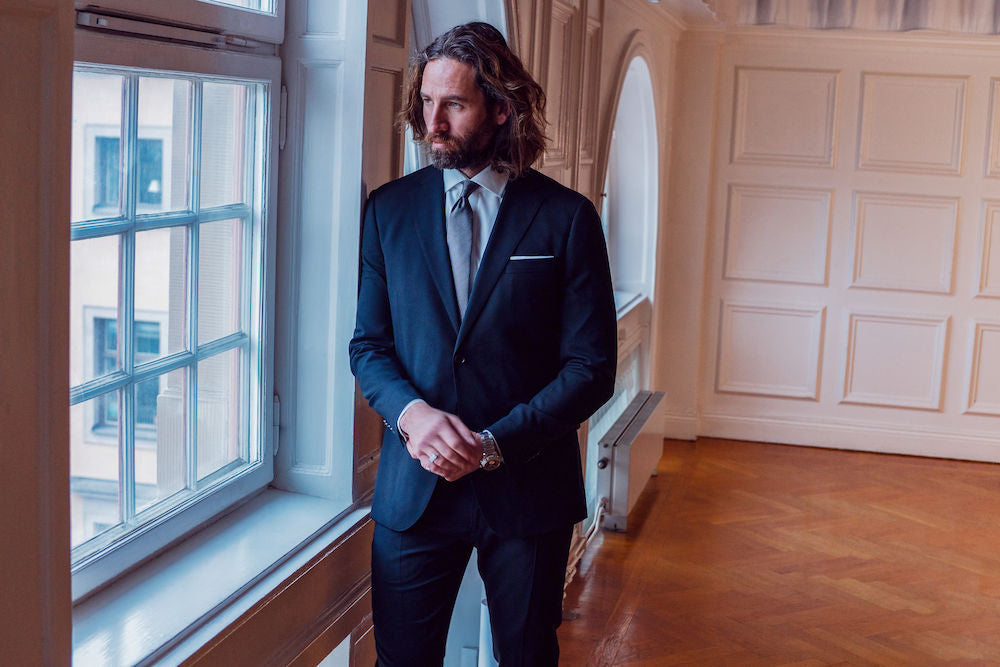 Tie Silk Oxford Grey