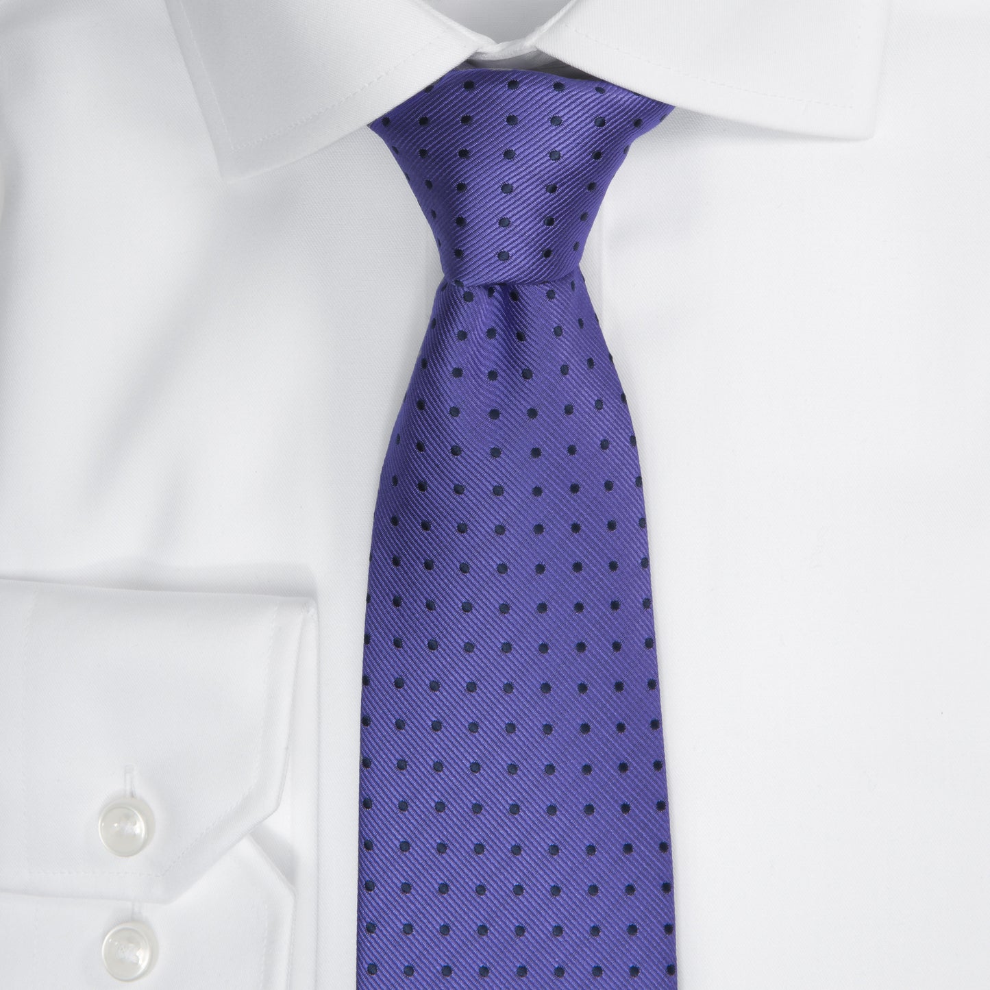 Dotted Tie - 806 purple/navy