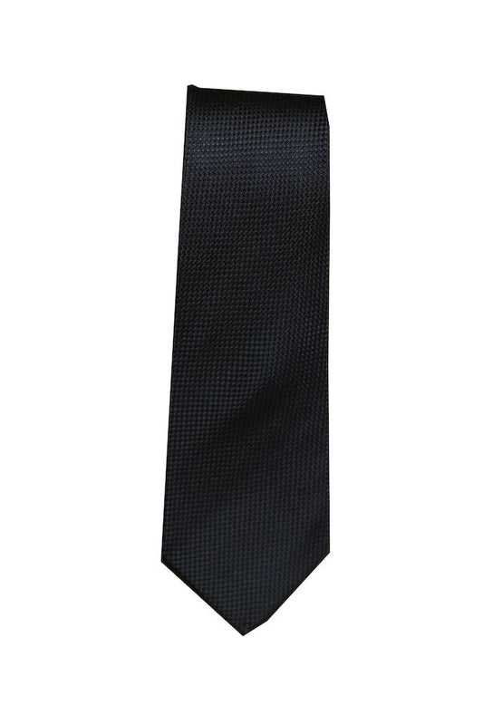 Tie Silk Oxford Navy